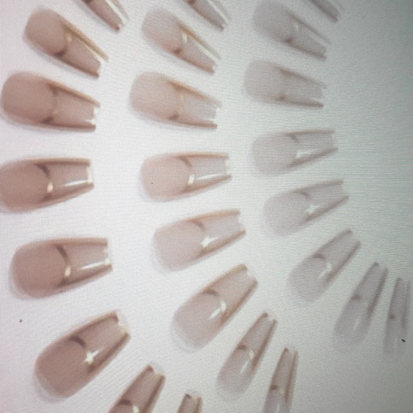 Makeup Rose And Gold Nails Poshmark